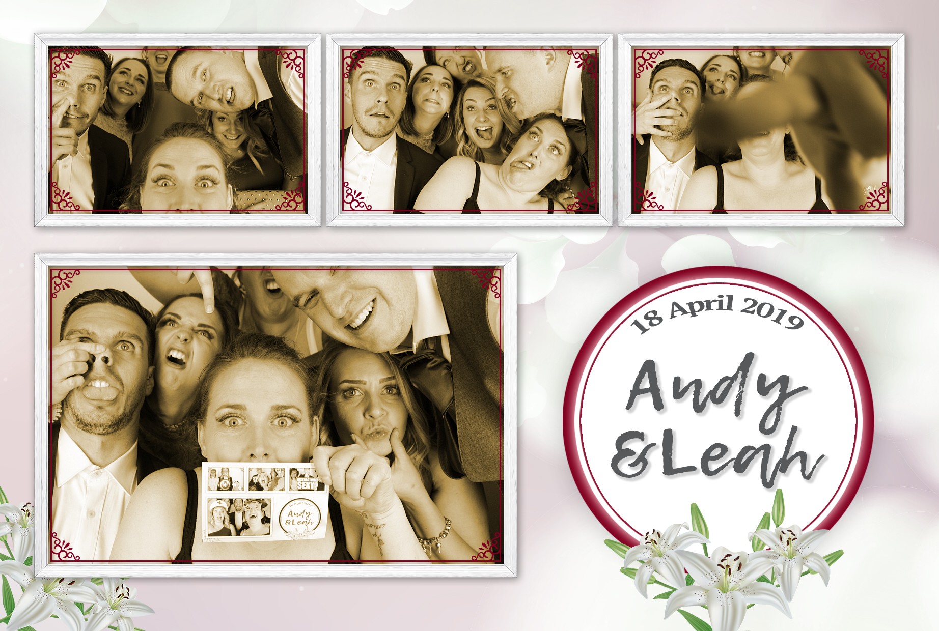 Andy & Leah's Wedding | View more photos from the event at gallery.myphotoboothexperience.co.uk/u/MyPhotoBoothExperienceLtd/Andy-Leahs-Wedding